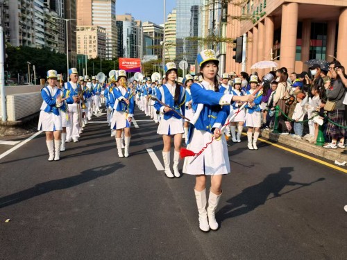 濠江步操旗樂隊國際幻彩大遊行展風彩